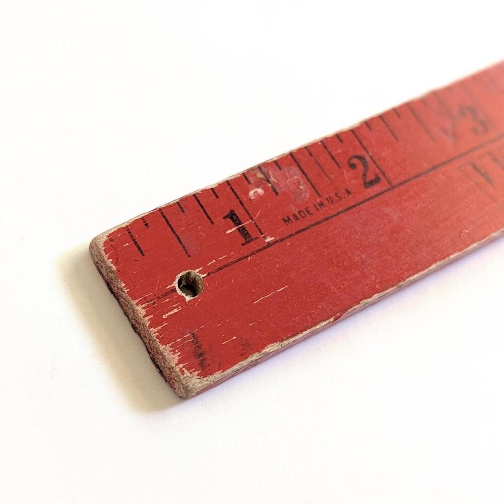 Colorful Vintage Folding Ruler Yardstick - Wolfschmidt Vodka Advertising - Picture 5 of 9